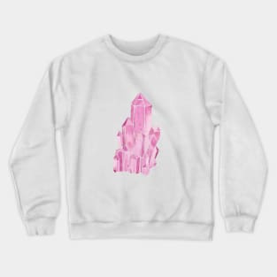 Rose Quartz Watercolor Crewneck Sweatshirt